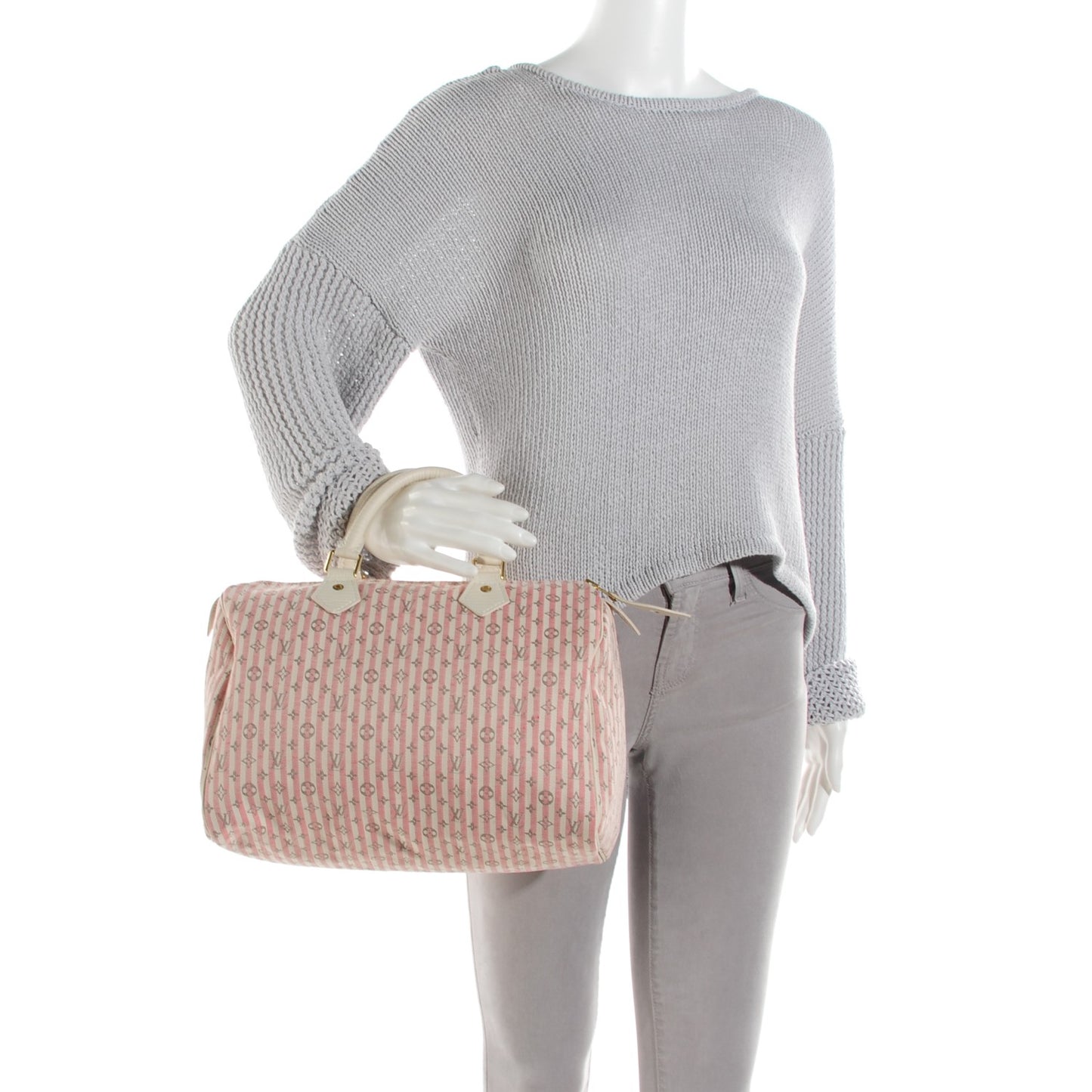 Mini Lin Croisette Speedy 30 Rouge