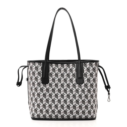 MCM Visetos Small Liz Reversible Shopper Tote Black 3 of 19