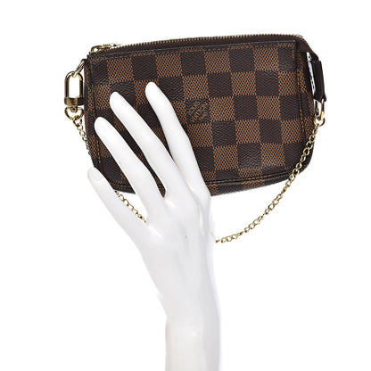 Louis Vuitton Damier Ebene Mini Pochette Accessories 2 of 8
