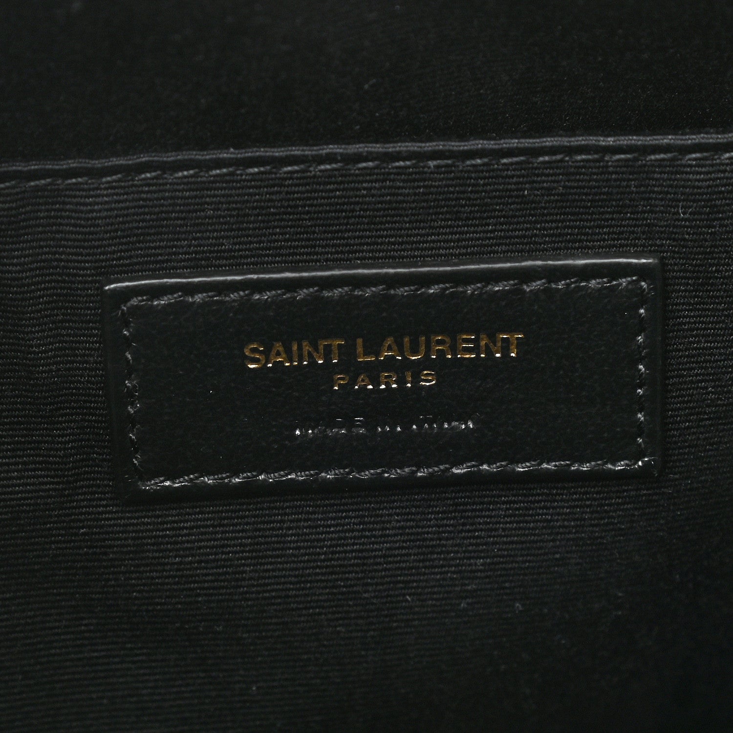 Saint Laurent Calfskin Matelasse Monogram Lou Camera Bag Black 6 of 9
