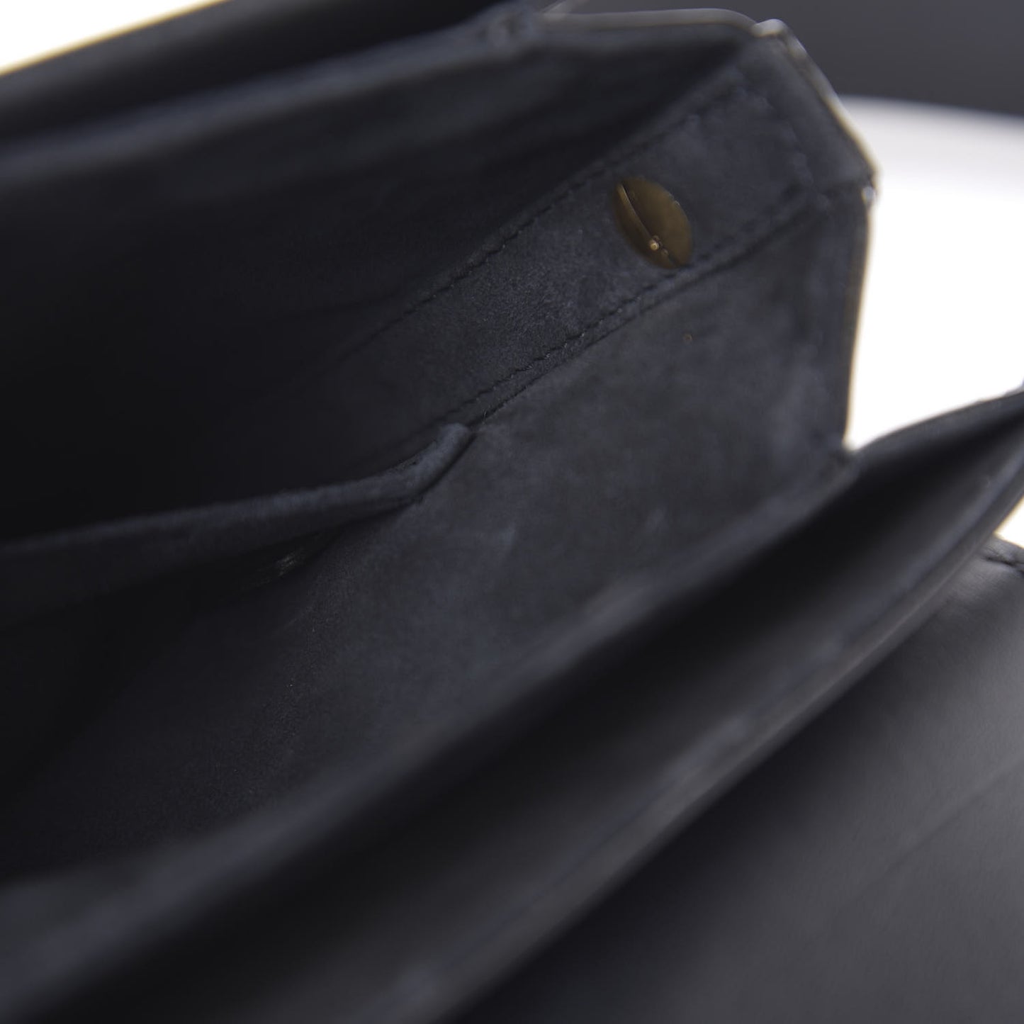 Calfskin Studded Square Dioraddict Flap Black