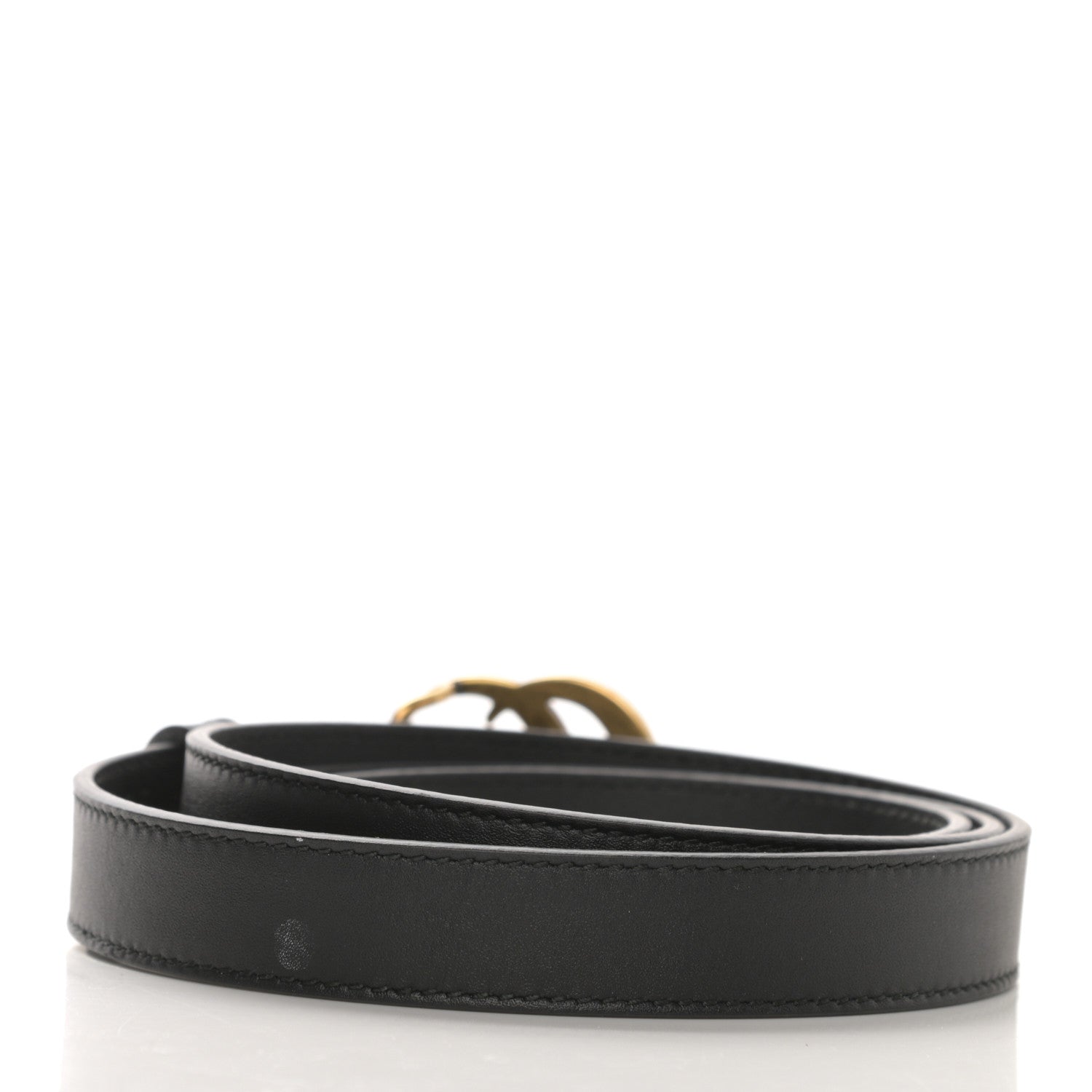 Gucci Calfskin Double G 20mm Belt 90 36 Black 2 of 6