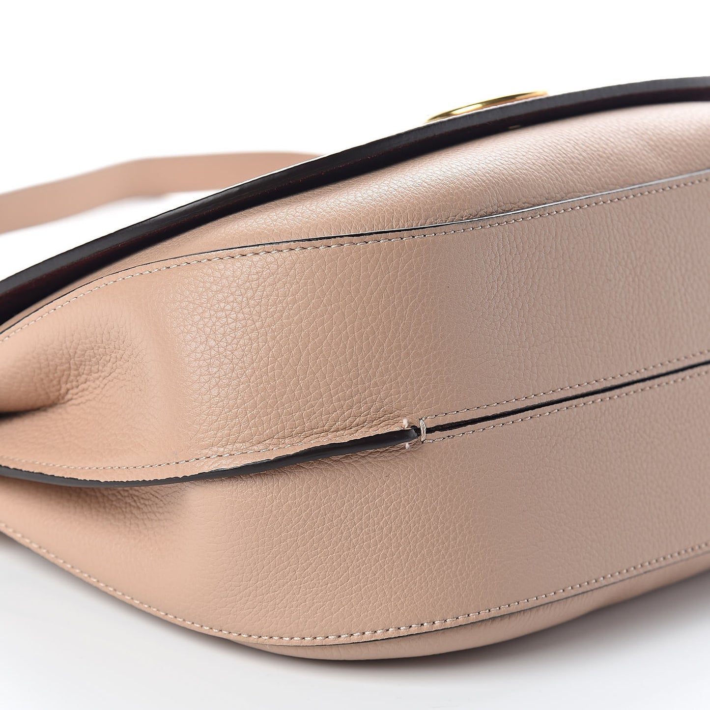 Small Classic Grain Calfskin Amberley Satchel Rosewater