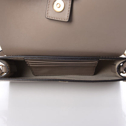 Chloe Suede Calfskin Mini Faye Shoulder Bag Motty Grey 5 of 7