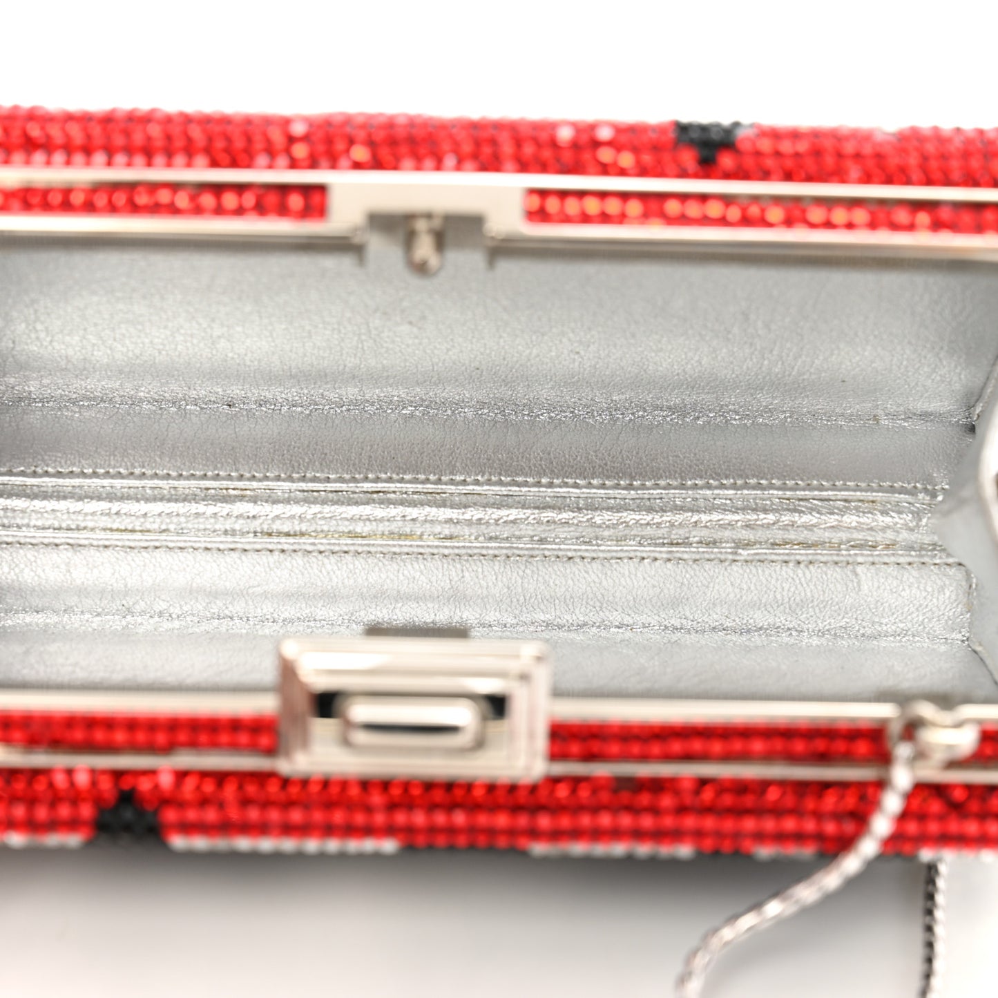 Swarovski Crystal Minaudiere Clutch Multicolor