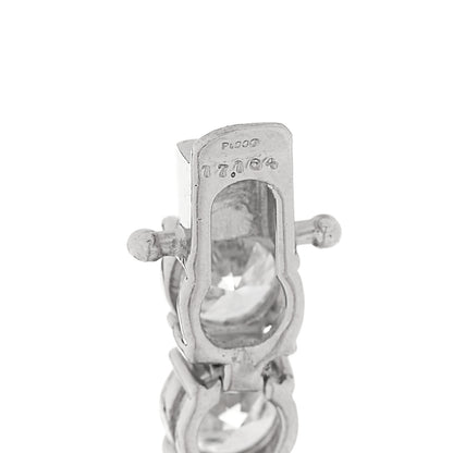 Parker & West by FASHIONPHILE Platinum Diamond 17.16ctw Tennis Bracelet 6 of 6