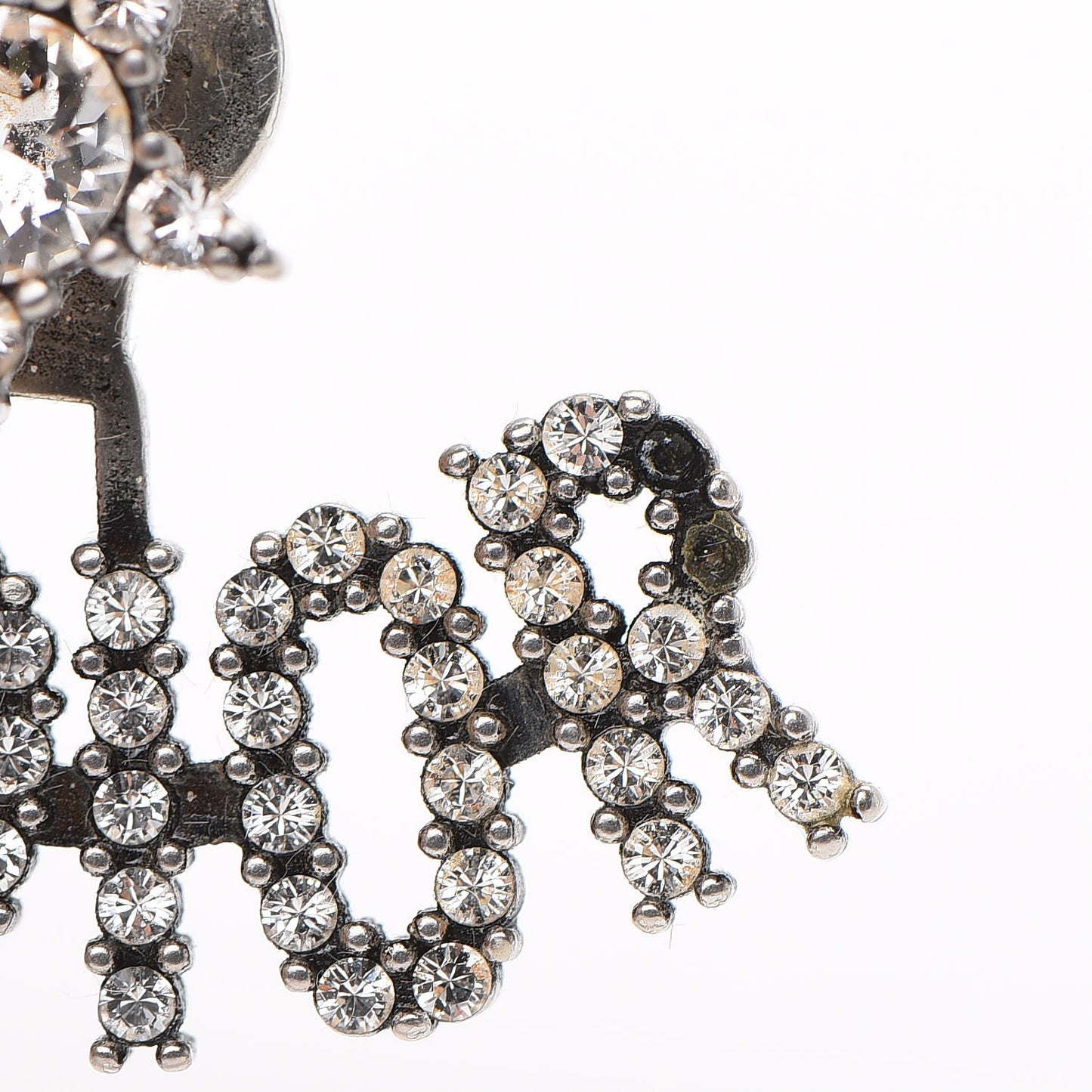 Palladium Crystal J'adior Earrings