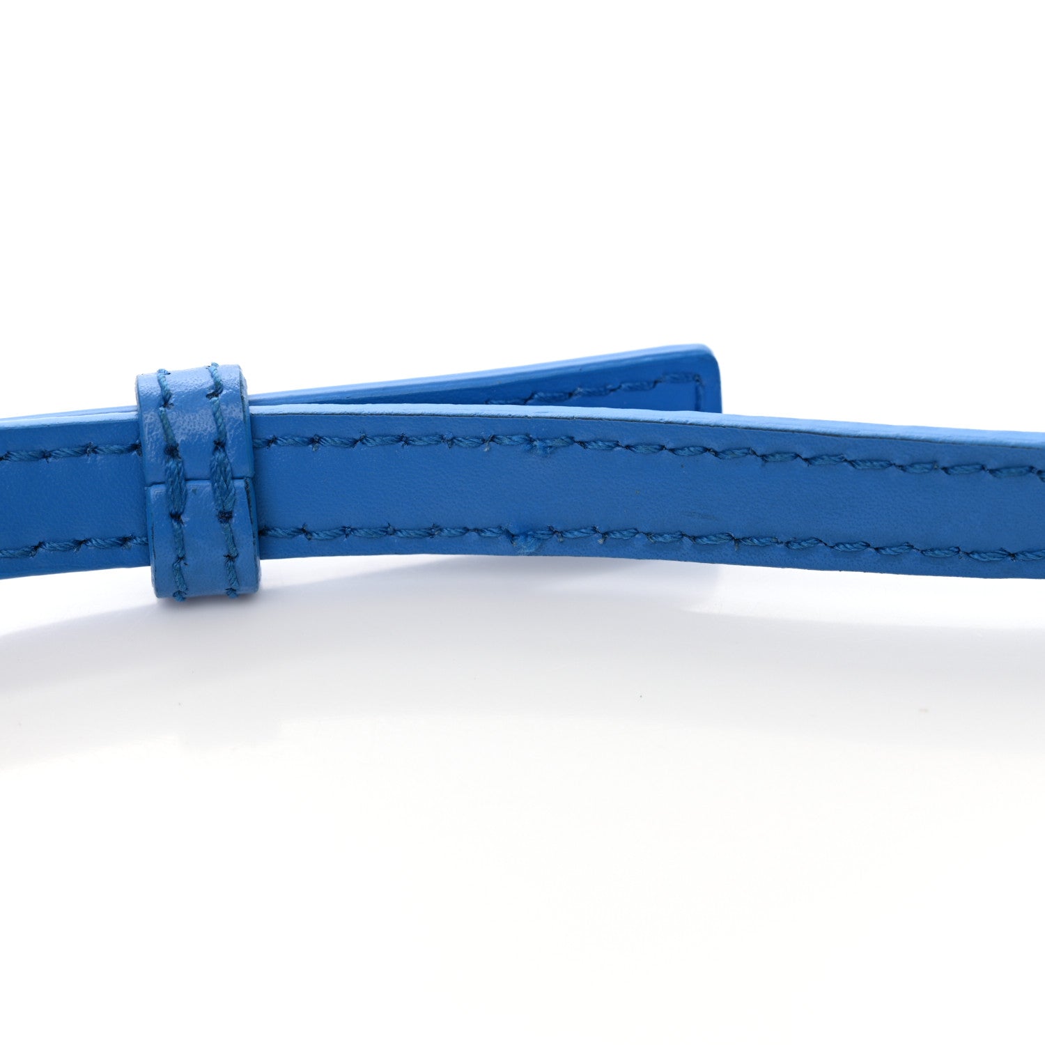 Balenciaga Shiny Box Calfskin Tonal B Hourglass Top Handle Bag XS Screen Blue 13 of 14