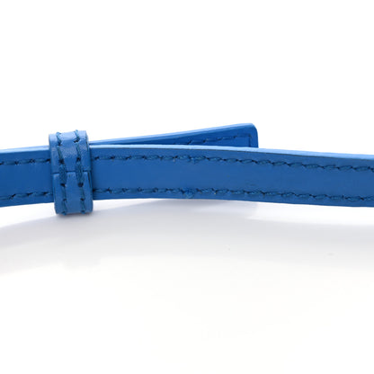 Balenciaga Shiny Box Calfskin Tonal B Hourglass Top Handle Bag XS Screen Blue 13 of 14