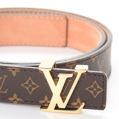 Louis Vuitton Monogram 25mm LV Initiales Belt 85 34 6 of 11