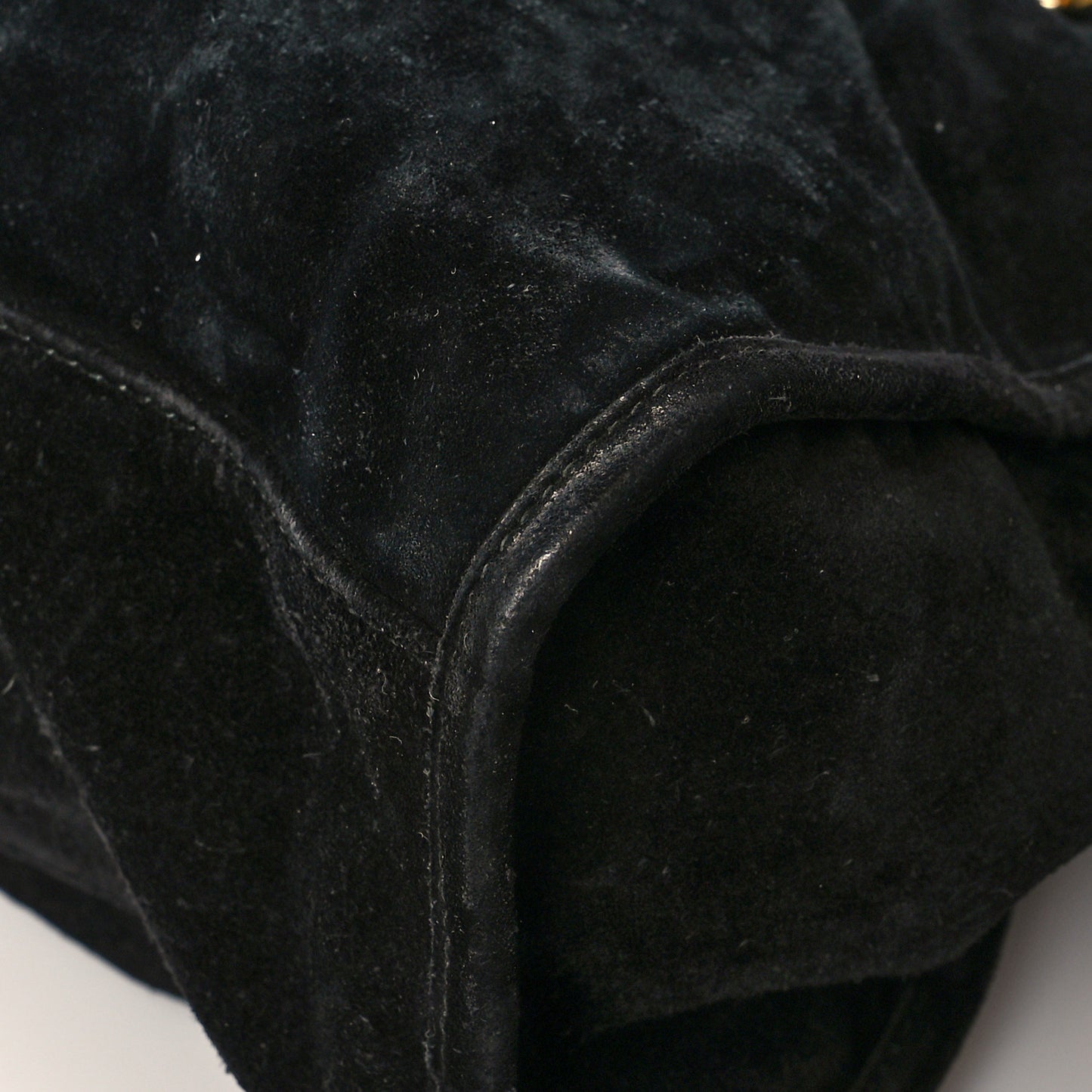 Baby Daim Gold Metallic Edge Hardware City Black