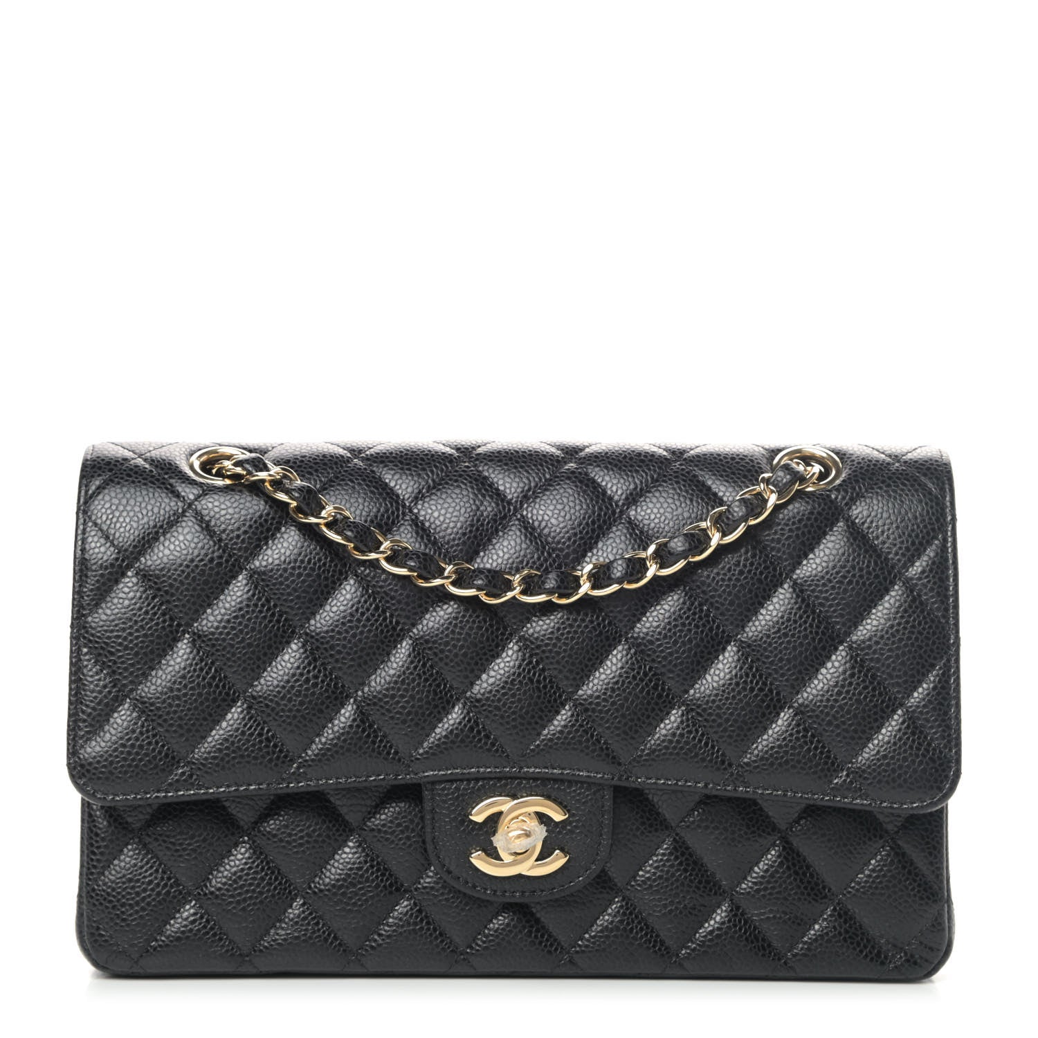 Chanel Caviar Quilted Medium Double Flap Black 1 of 4