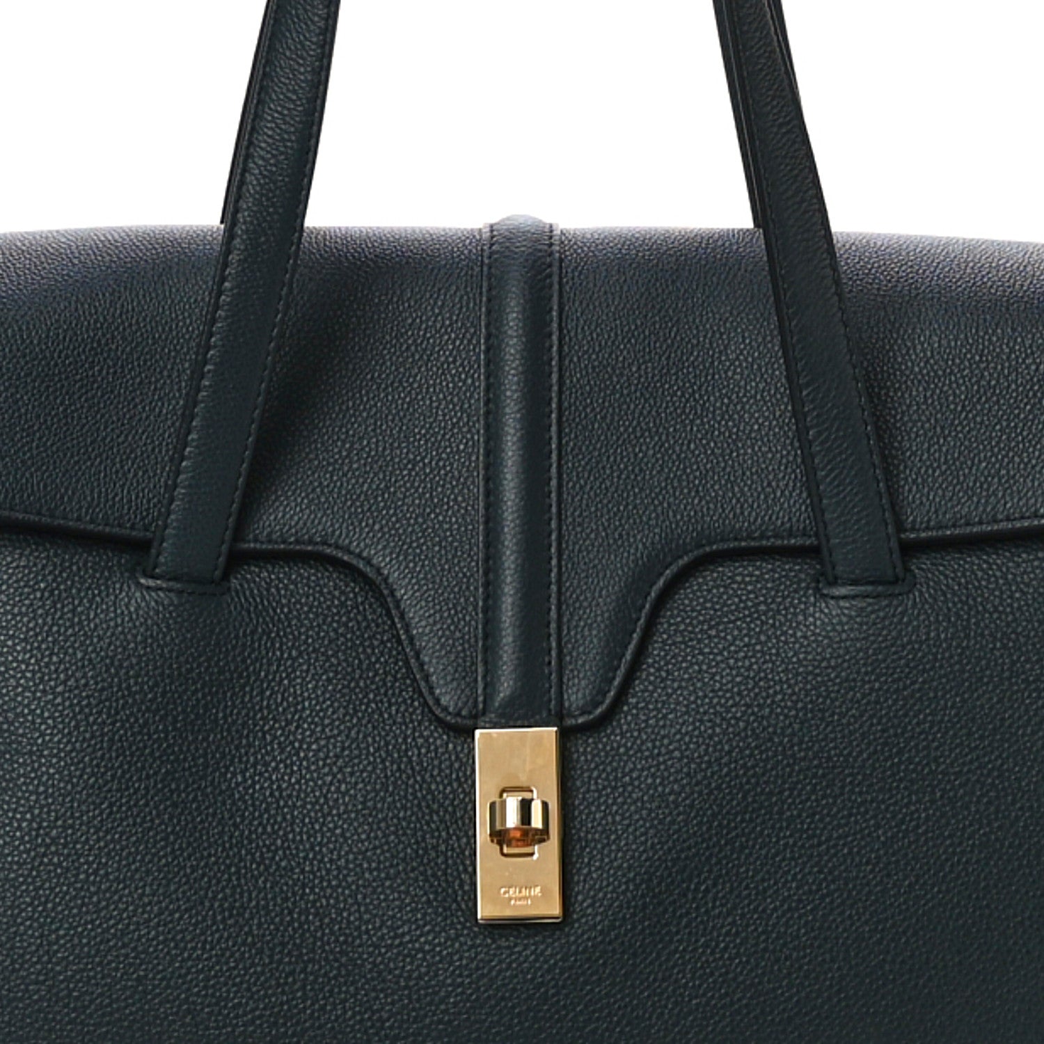 Celine Supple Grained Calfskin Medium Soft 16 Bag Navy Blue 6 of 10
