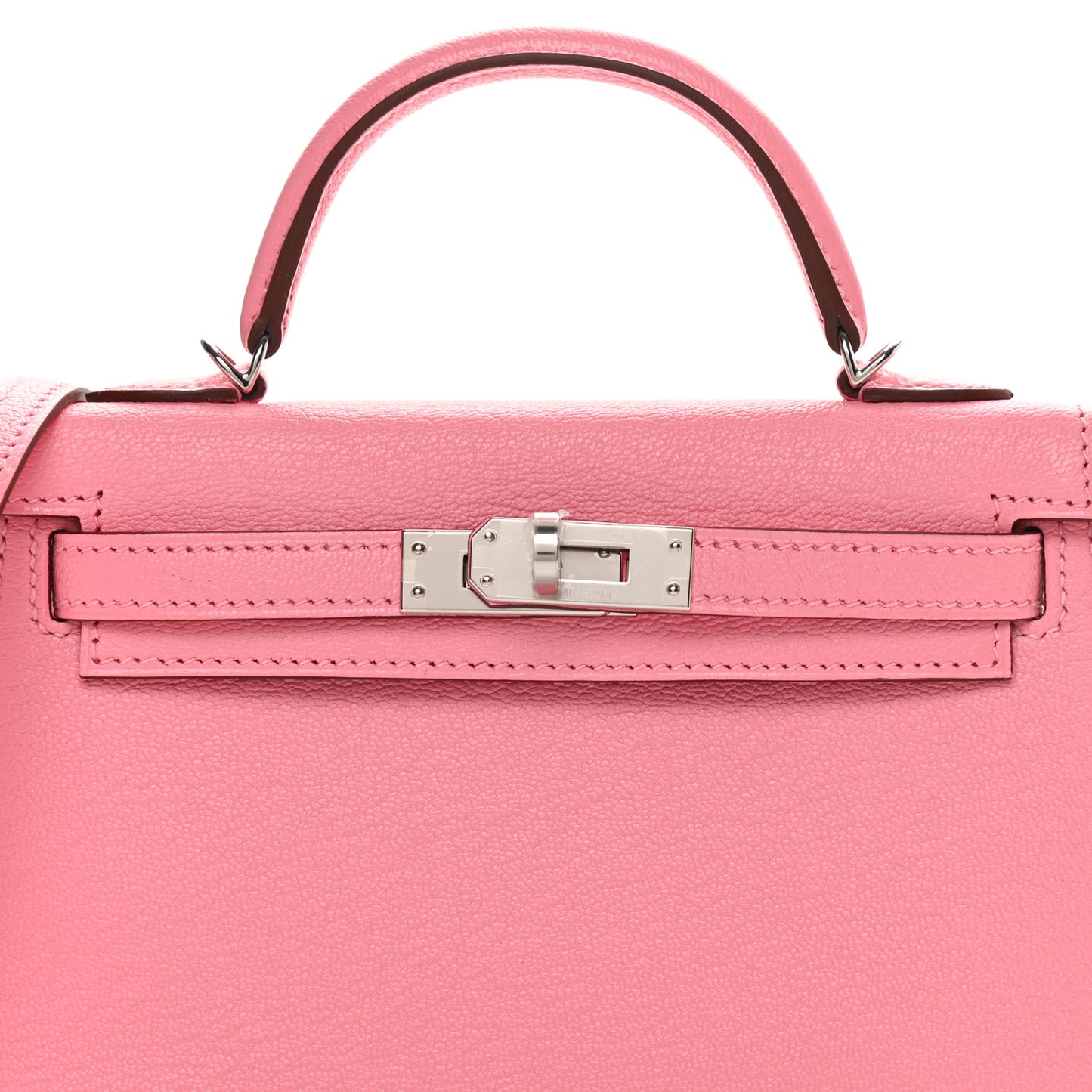 Chevre Mysore Verso Mini Kelly Sellier 20 Rose Confetti Sanguine