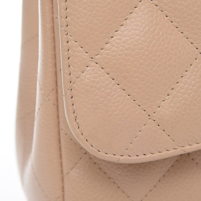 Chanel Caviar Quilted Jumbo Double Flap Beige Clair 12 of 13
