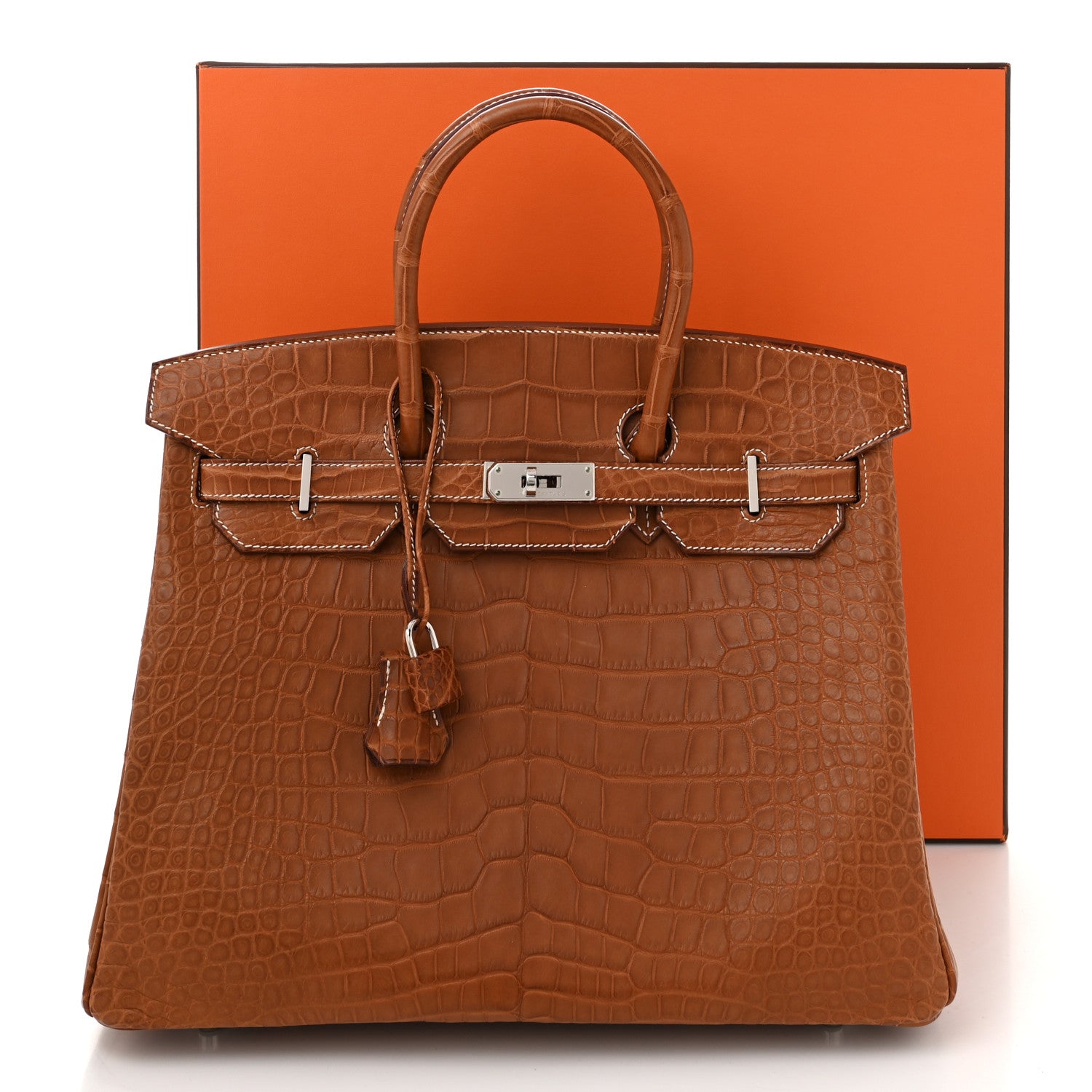 Hermes Matte Alligator Birkin 35 Fauve 11 of 11