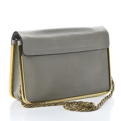 Chloe Grained Calfskin Small Sally Flap Bag Baobab Green 3 of 9