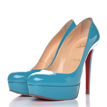 Christian Louboutin Patent Bianca 140 Pumps 39.5 Caraibes 3 of 13