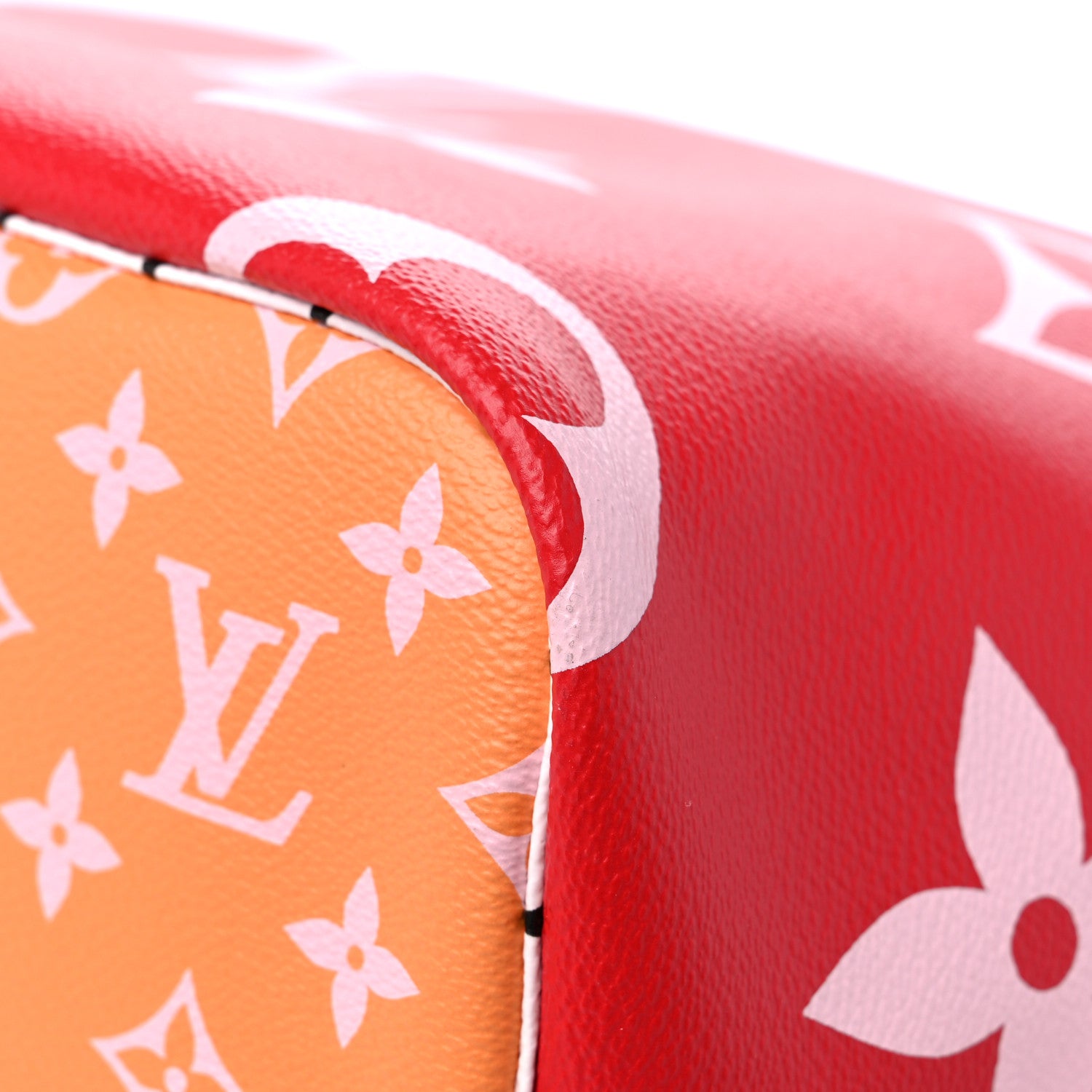 Louis Vuitton Monogram Giant Neverfull MM Rouge 10 of 14