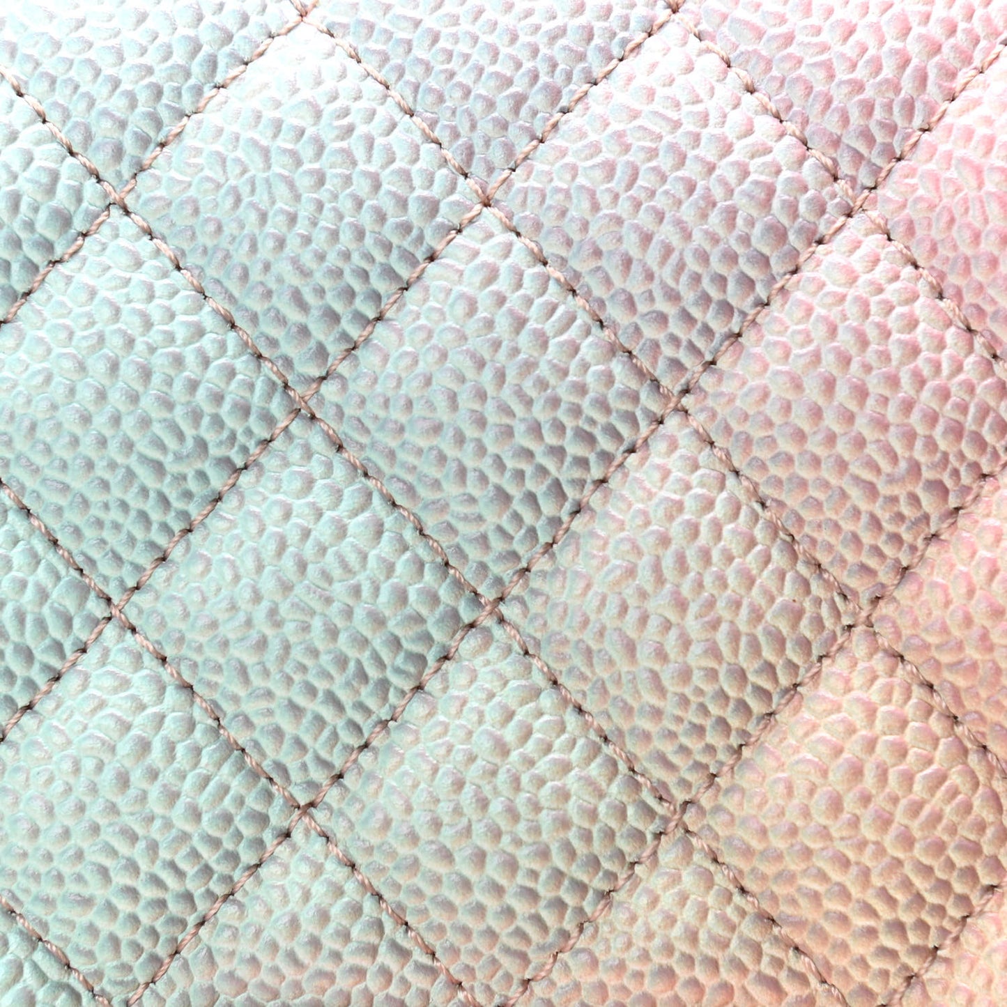 Caviar Quilted Small Rainbow Boy Flap Multicolor