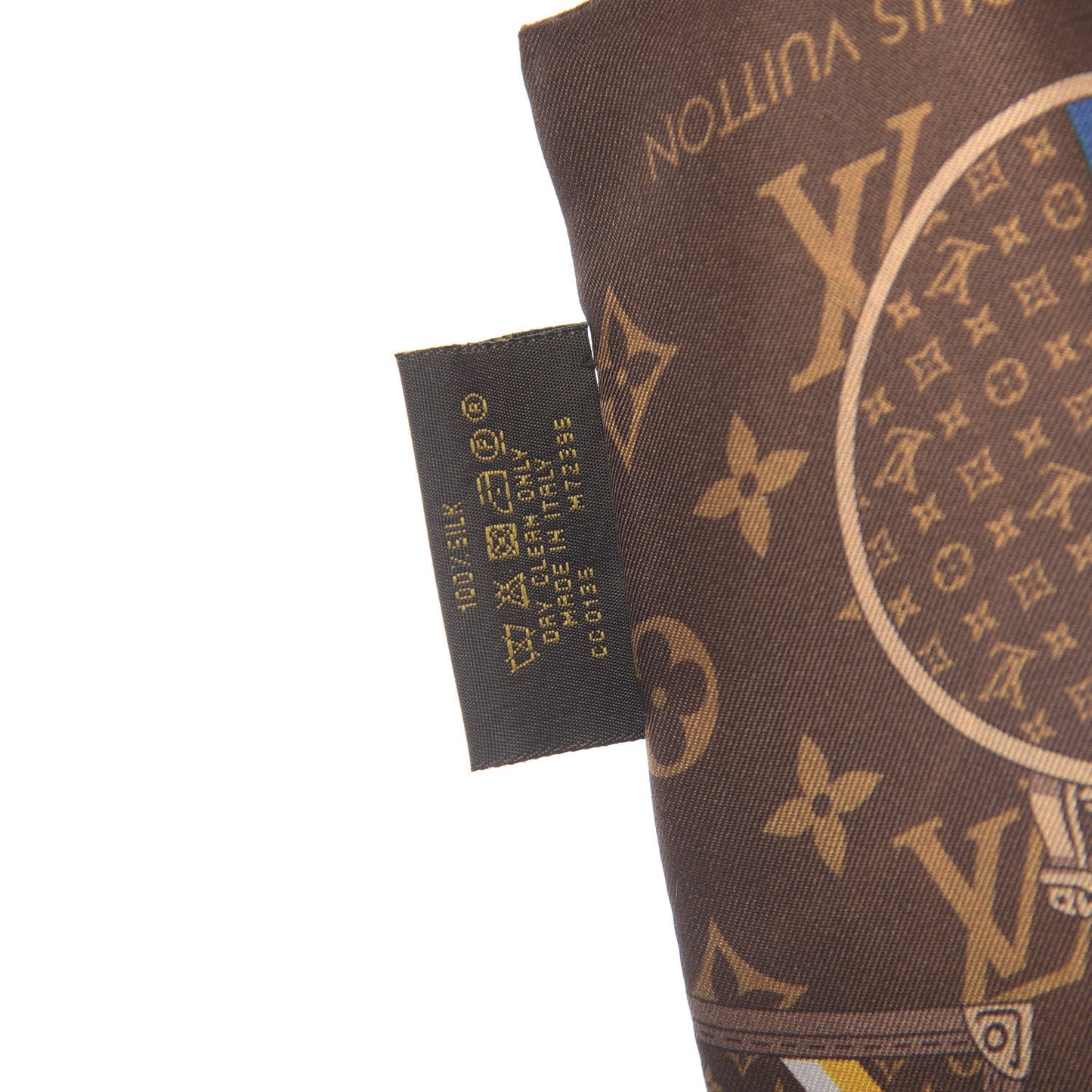 Silk Monogram Trunks Bandeau