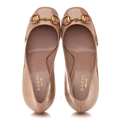 Gucci Vernice Crystal Horsebit Pumps 37 Dark Cipria 2 of 11