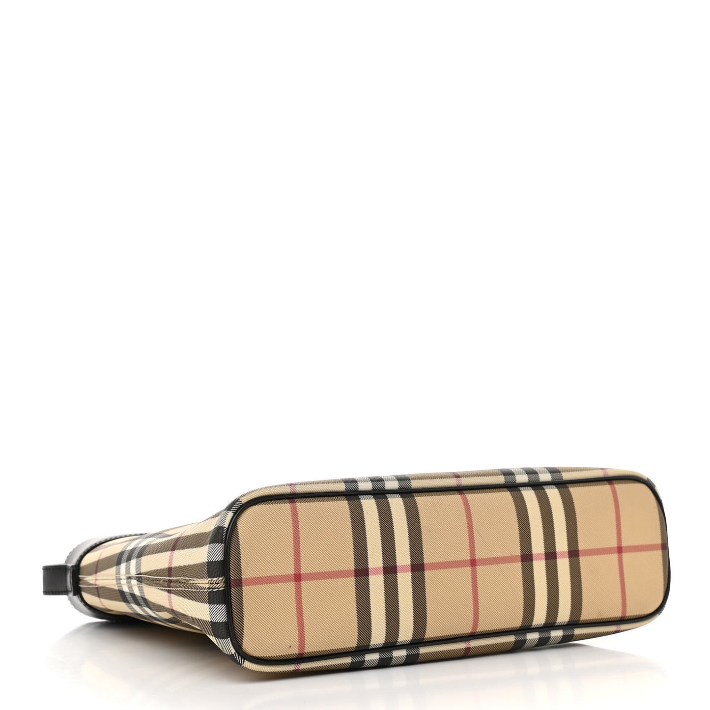 House Check Shoulder Bag Black