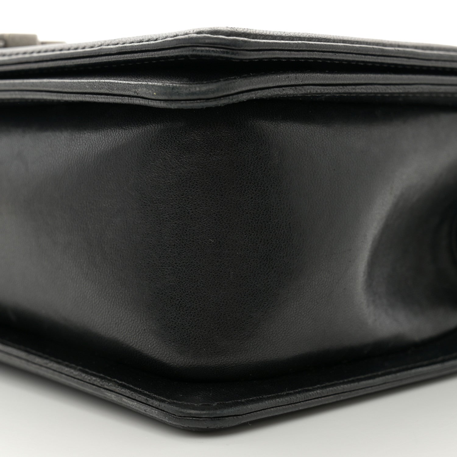 Chanel Lambskin Quilted Medium Boy Flap Black 10 of 14