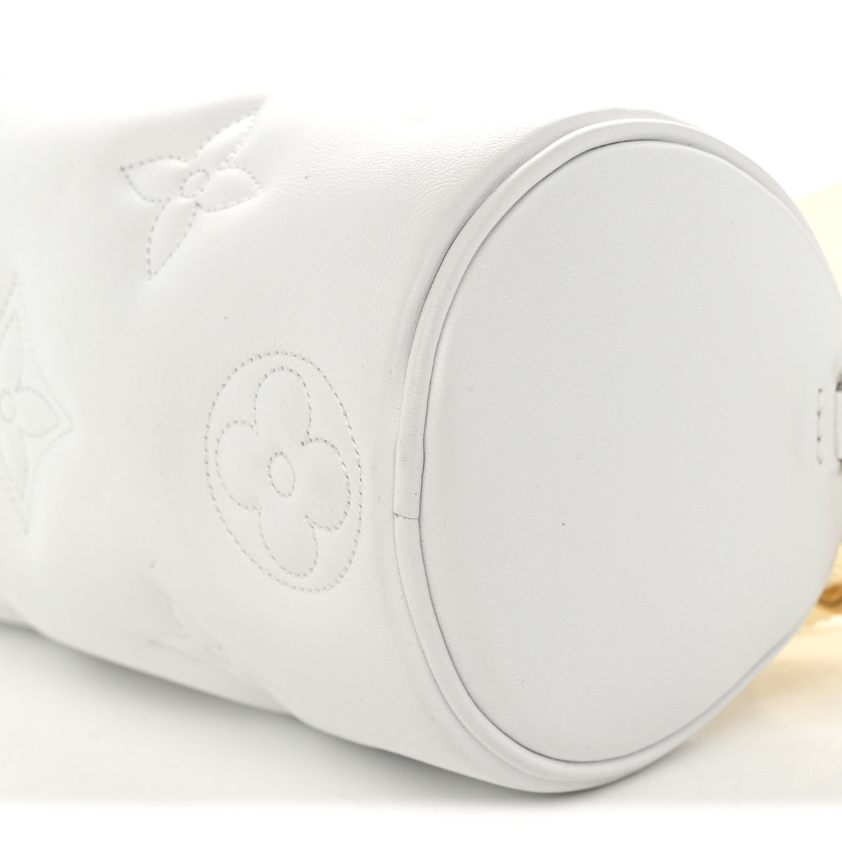 Calfskin Bubblegram Papillon BB Snow White