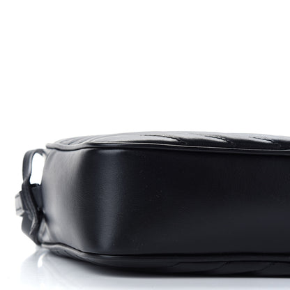 Saint Laurent Calfskin Matelasse Monogram Lou Camera Bag Black 5 of 8