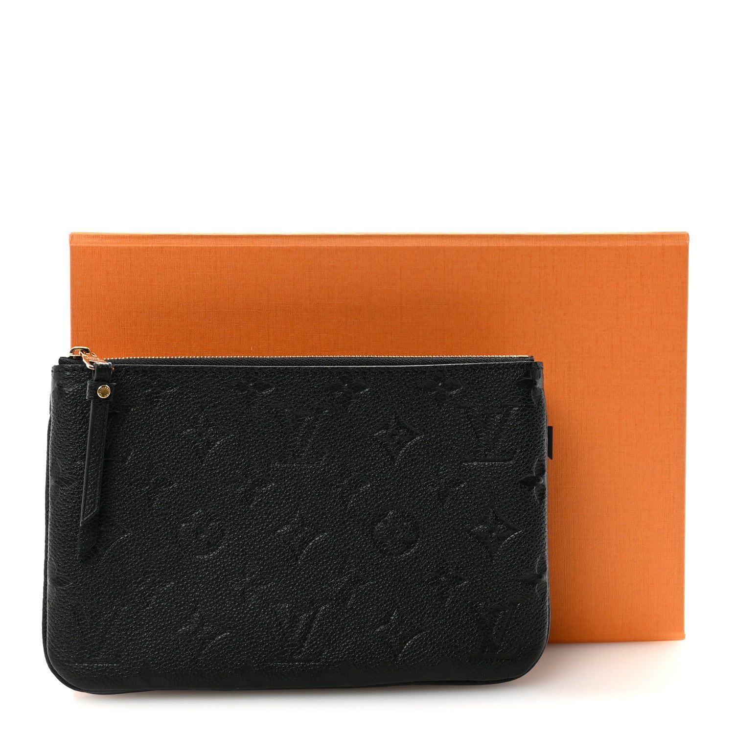 Louis Vuitton Empreinte Double Zip Pochette Black 8 of 8