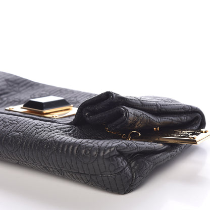 Louis Vuitton Calfskin Quilted Monogram Altair Clutch Black 8 of 10