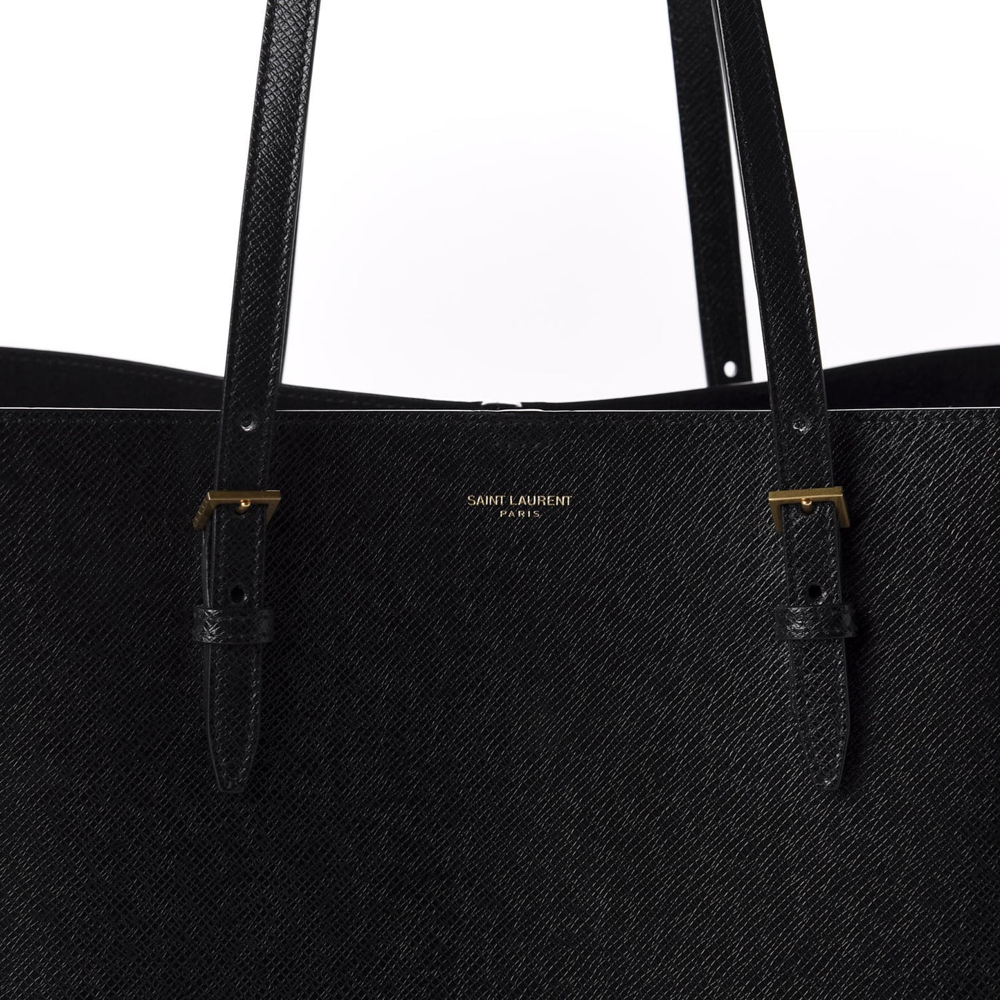 Calfskin Large Shopping Tote Black