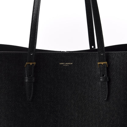 Saint Laurent Calfskin Large Shopping Tote Black 9 of 9