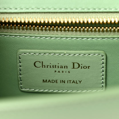 Christian Dior Smooth Calfskin 30 Montaigne Flap Bag Mint Green 6 of 10