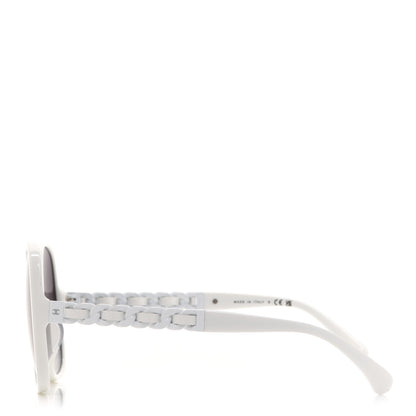 Chanel Acetate Chain Sunglasses 5470-Q-A White 3 of 7