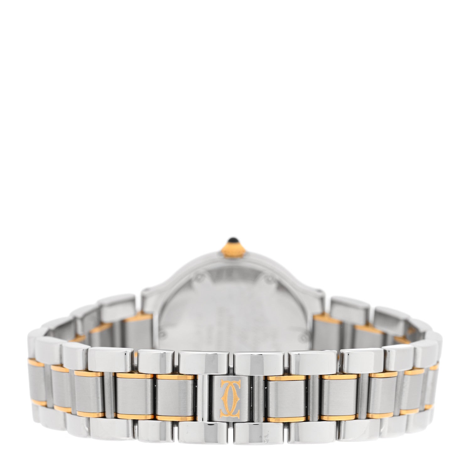 Cartier Stainless Steel 18K Yellow Gold 28mm Must de 21 Quartz Watch 3 of 4