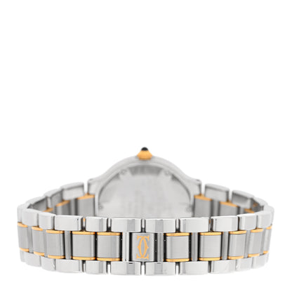 Cartier Stainless Steel 18K Yellow Gold 28mm Must de 21 Quartz Watch 3 of 4