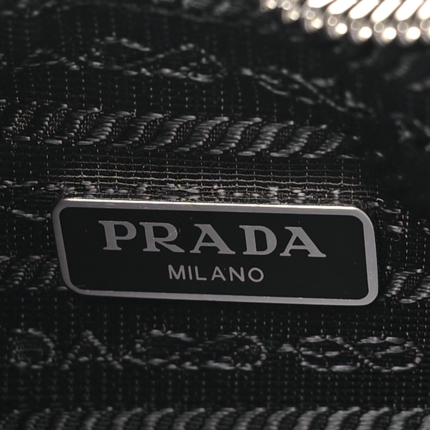 Prada Tessuto Nylon Saffiano Re-Edition 2006 Shoulder Bag Black 6 of 10