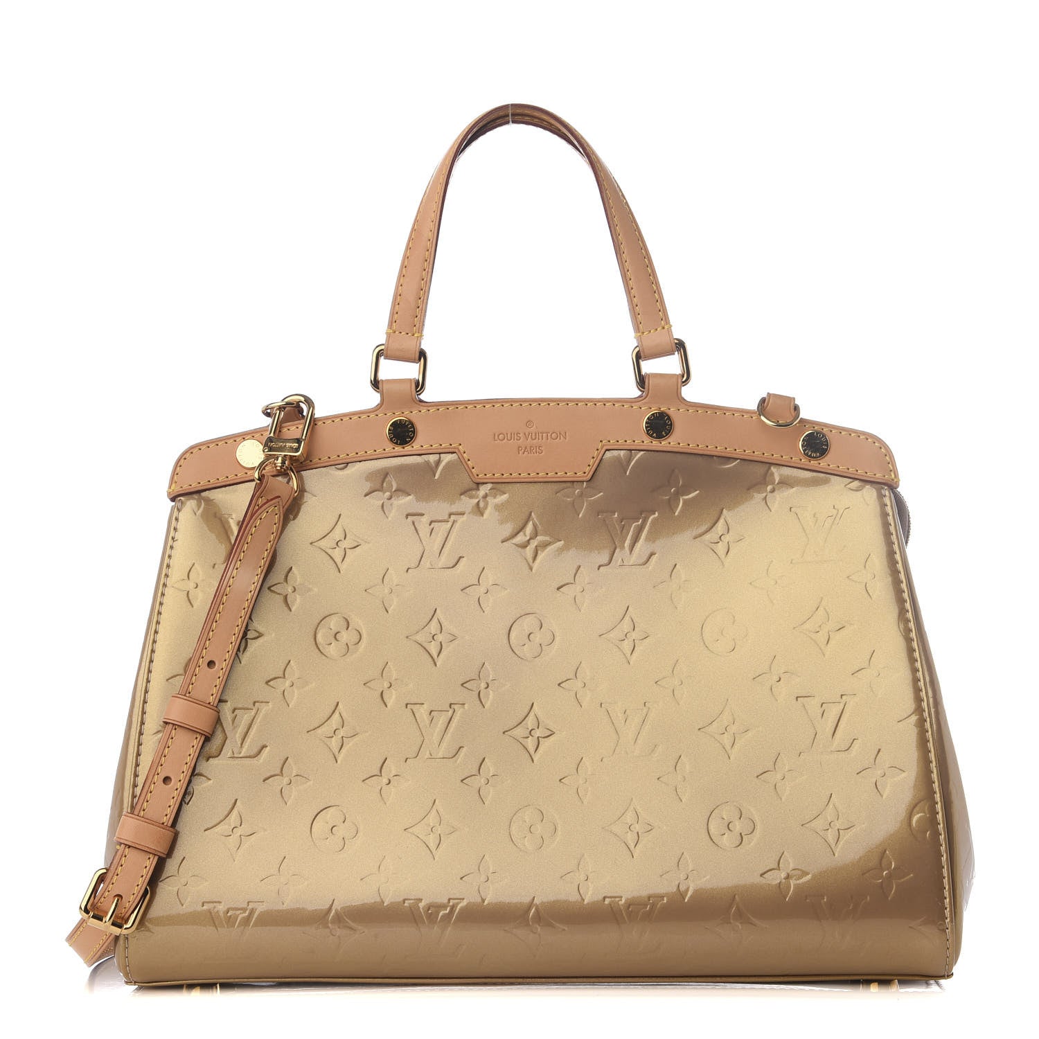 Louis Vuitton Vernis Brea MM Beige Poudre 1 of 8