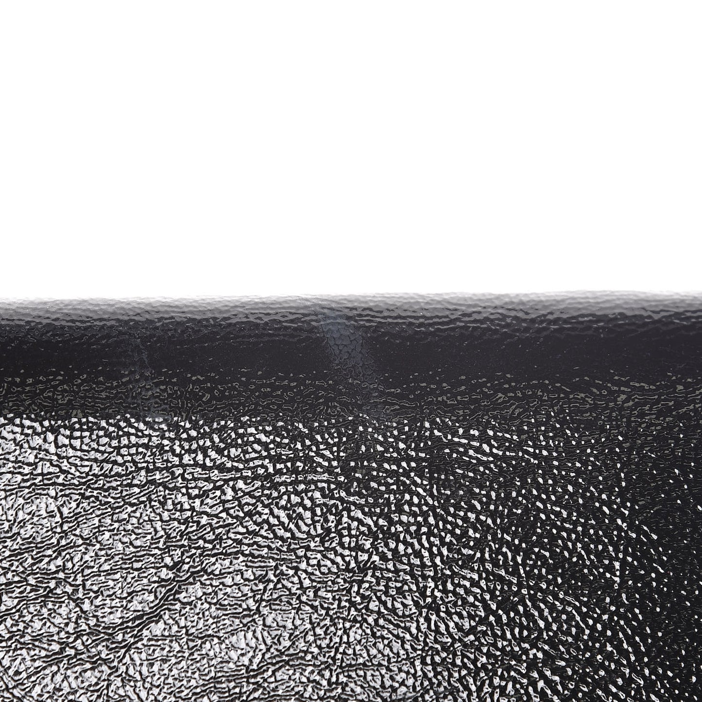 Textured Patent Monogram Large Belle De Jour Clutch Black
