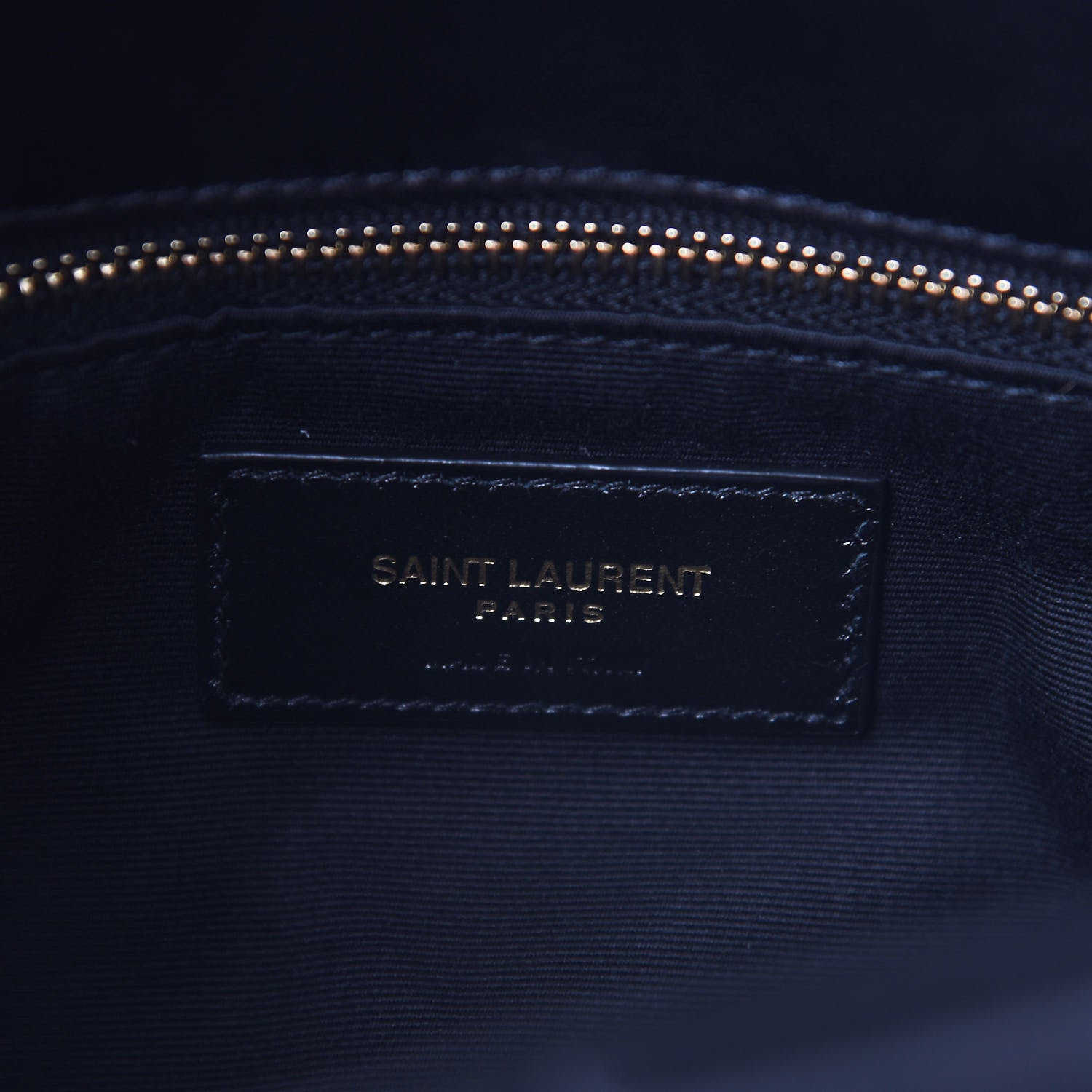 Saint Laurent Lambskin Quilted Toy Loulou Puffer Monogram Chain Satchel Black 5 of 7