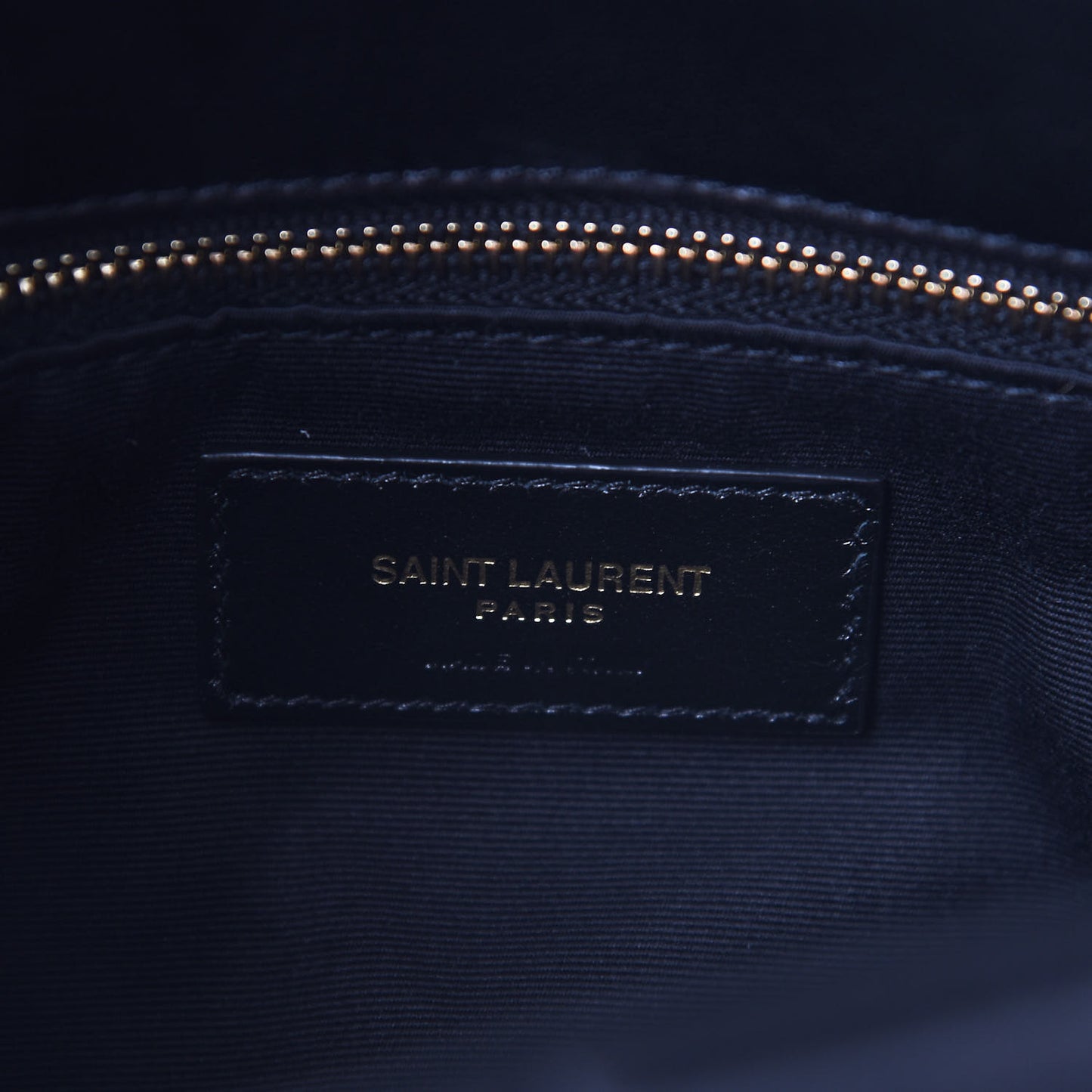 Lambskin Quilted Toy Loulou Puffer Monogram Chain Satchel Black