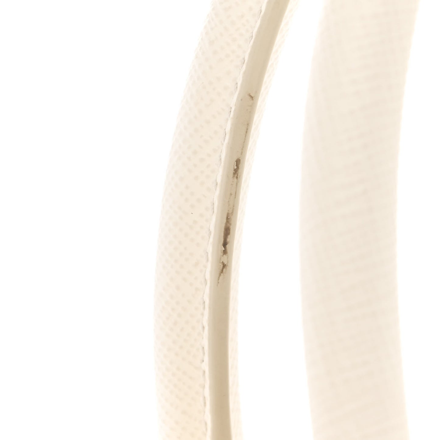 Saffiano Lux Small Galleria Double Zip Tote White