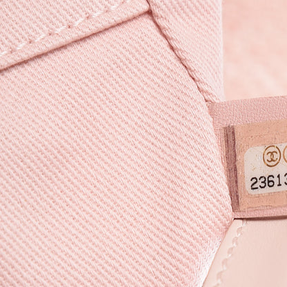 Chanel Canvas Large Deauville Tote Pink 8 of 9