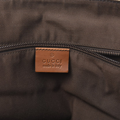 Gucci Monogram Web Stripe Medium Flap Messenger Bag White 6 of 15