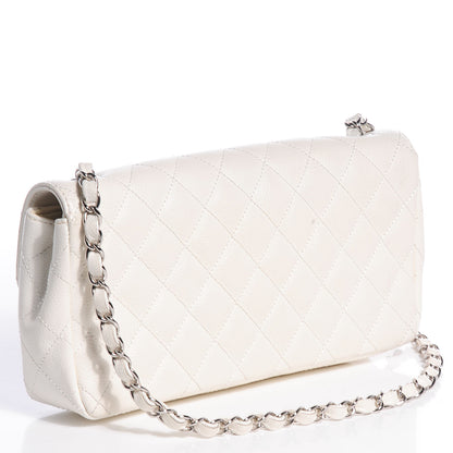 Chanel Caviar East West Flap White 3 of 8
