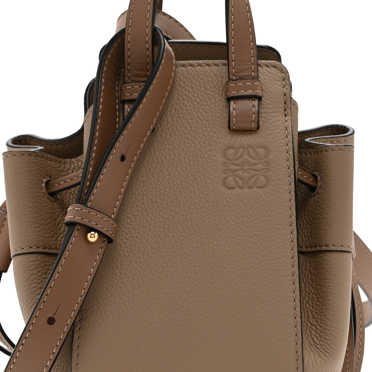 Loewe Calfskin Mini Hammock Shoulder Bag Sand Mink 8 of 10
