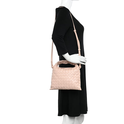 Bottega Veneta Calfskin Intrecciato Mini Hop Lotus 2 of 10