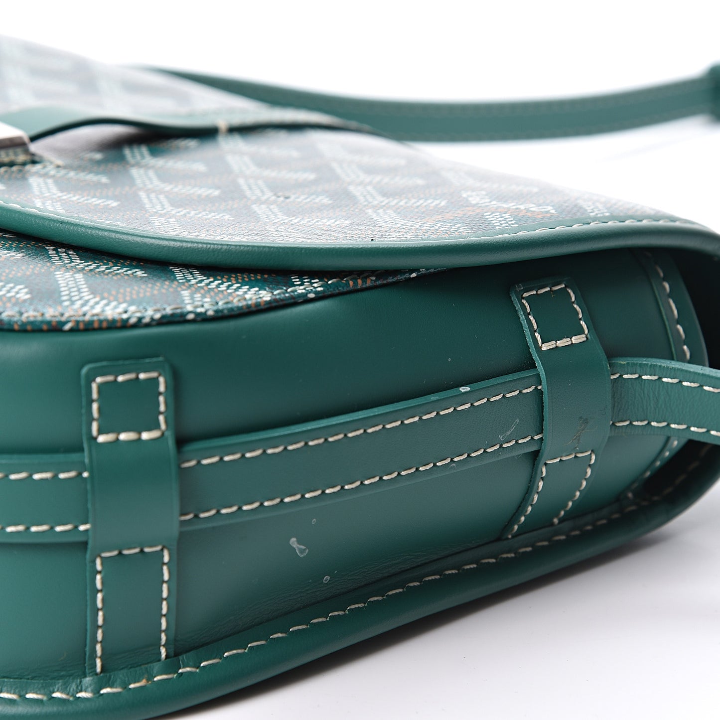 Goyardine Belvedere II PM Messenger Bag Green